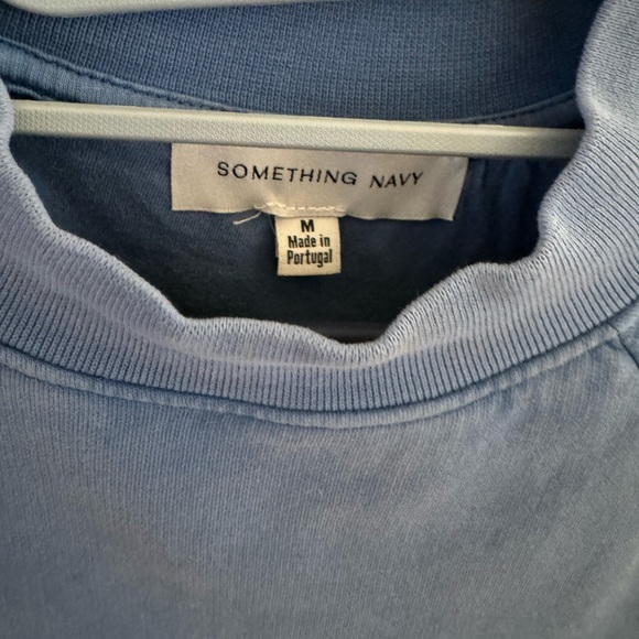 Something Navy Mini Sweatshirt Bubble Dress - Picture 2 of 6